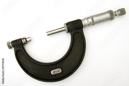 Micrometer with Clipping path 1 photo
