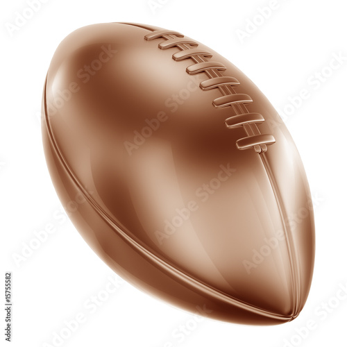 American football in bronze