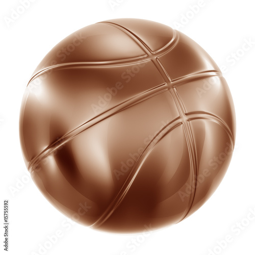 Basketball in bronze