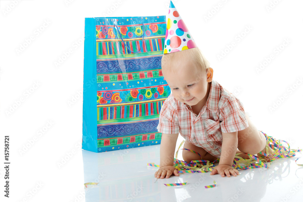 Fototapeta premium Child boy birthday