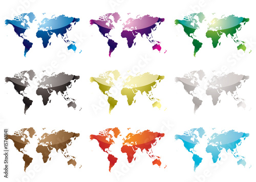 world map nine