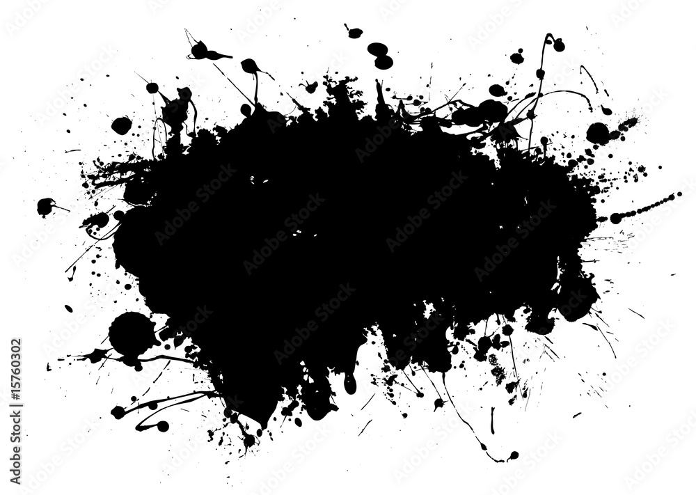 Obraz premium oblong grunge splat