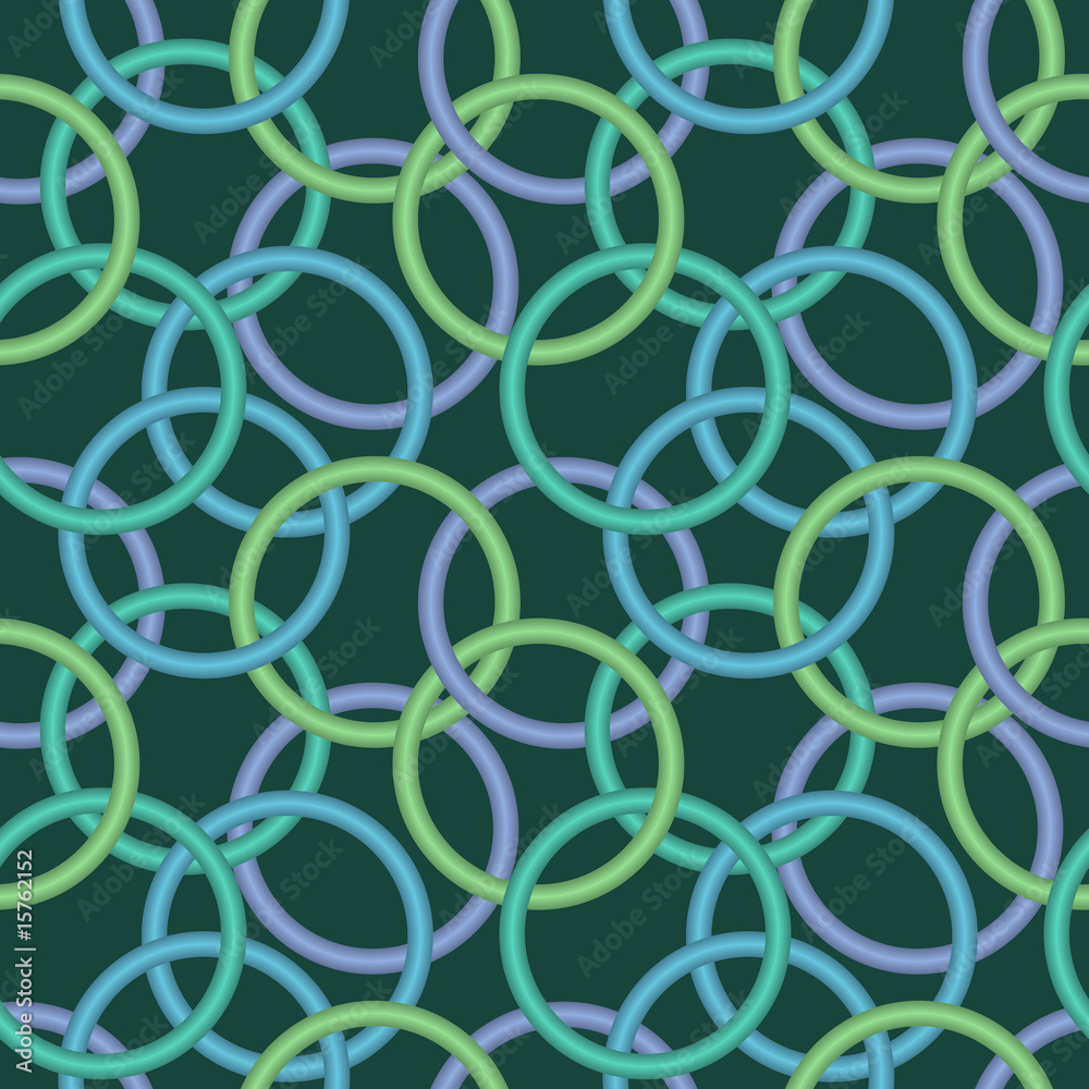 Seamless texture with 3d rings Seamless texture with 3d rings
