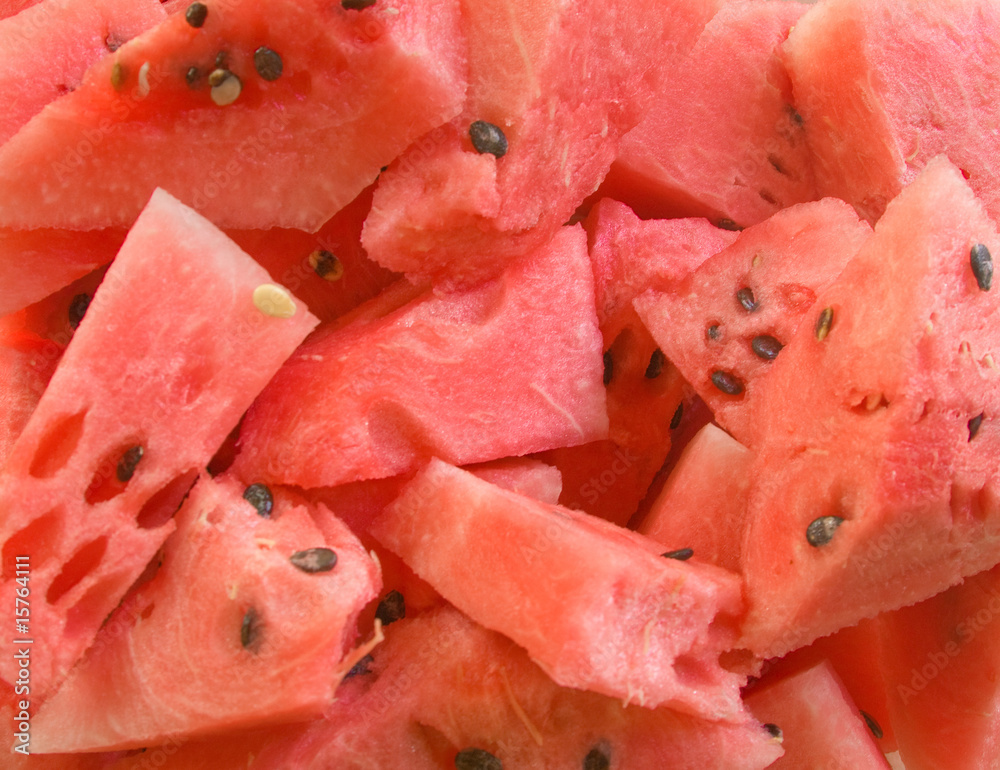 Watermelon slices close up Watermelon slices close up