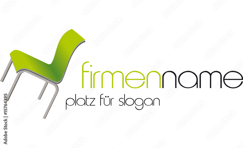 Logo Möbel Stock-Vektorgrafik | Adobe Stock