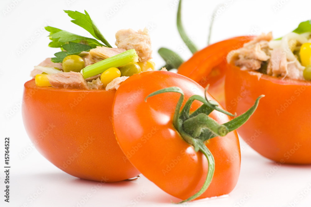 tuna stuffed tomato celery corn soya bean tuna stuffed tomato celery corn soya bean