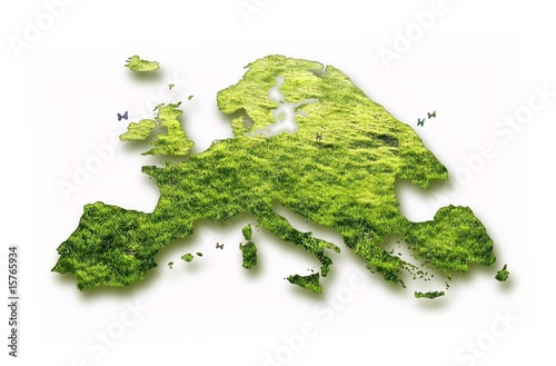 Schilderij op canvas Europe écologique