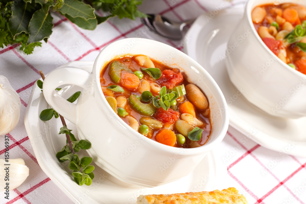 Minestrone soup Minestrone soup