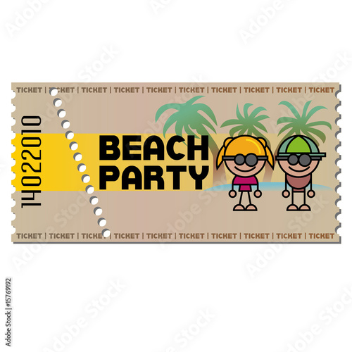 beachparty ticket