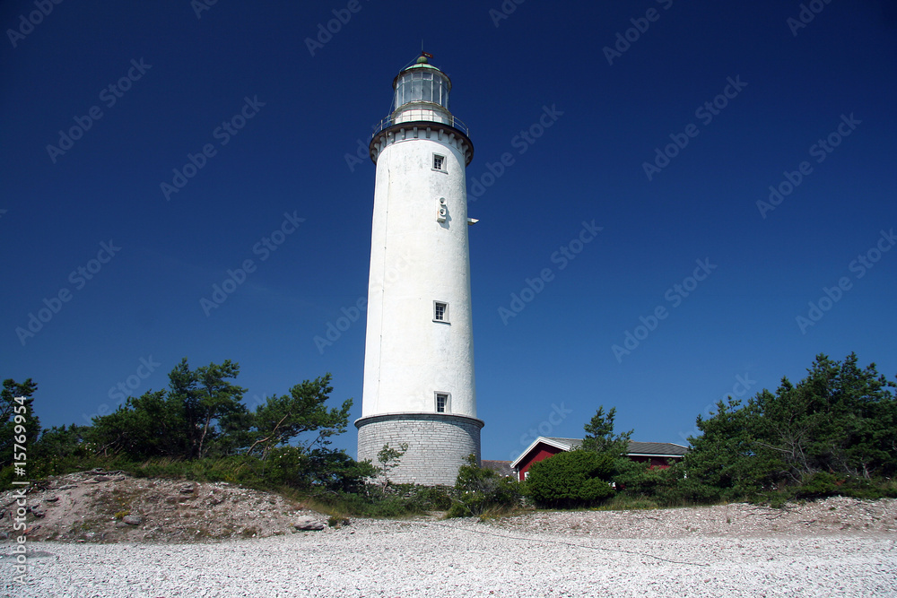 Leuchtturm auf der Ostseeinsel Gotland, Schweden