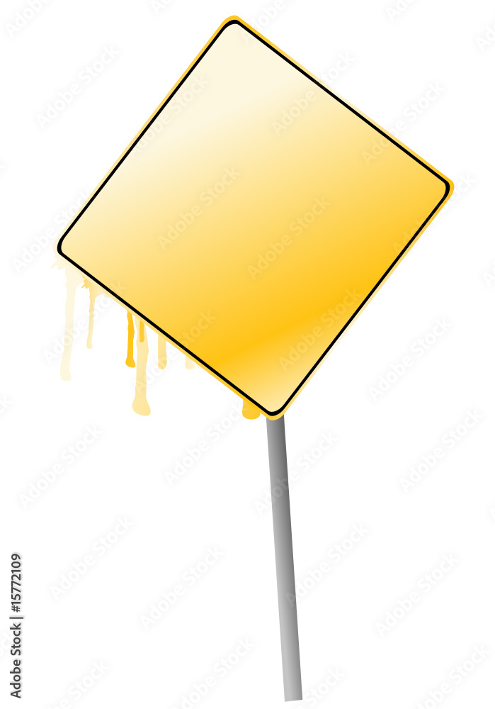 empty display board yellow color with splash empty display board yellow color with splash