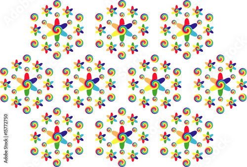 Colored pattern
