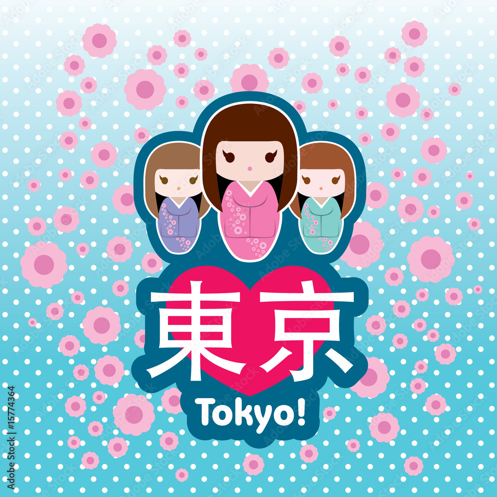 Obraz premium Funky vector illustration