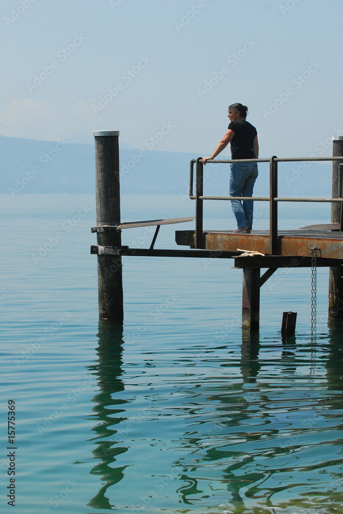 Fototapeta premium Quiétude au bord du lac
