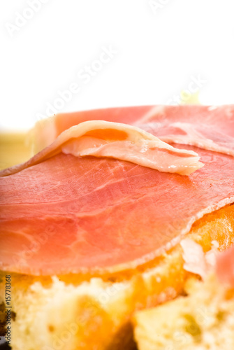 ham and bread
