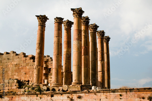 antiker römischer griechischer Tempel in Gerasa, Jordanien