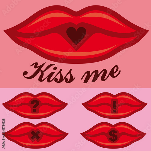 kiss me lips