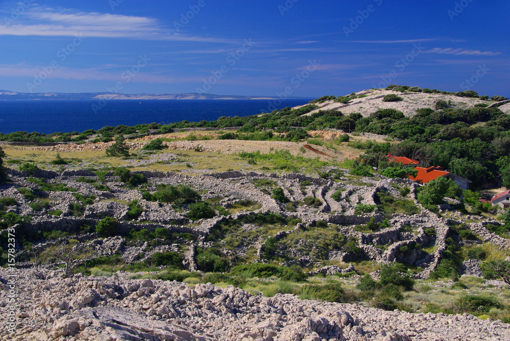 Trockenmauern Stara Baska - dry stone wall Stara Baska 07 Trockenmauern Stara Baska - dry stone wall Stara Baska 07