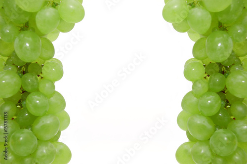 Part of a framework from ripe grapes