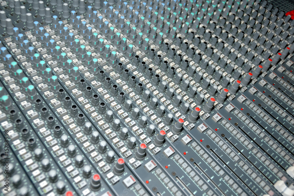 Sound mixing console Sound mixing console