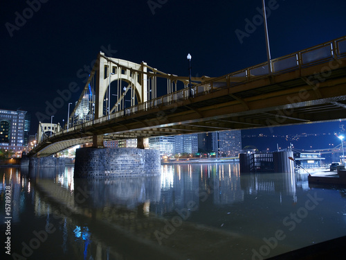 Pittsburgh Bridge at Night