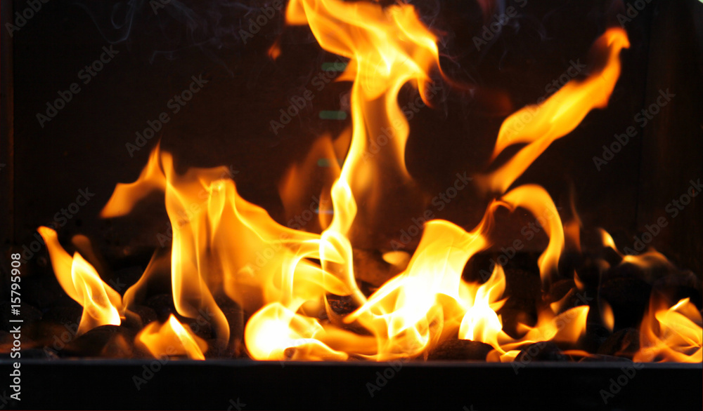 Naklejka premium flamme,abstrakt