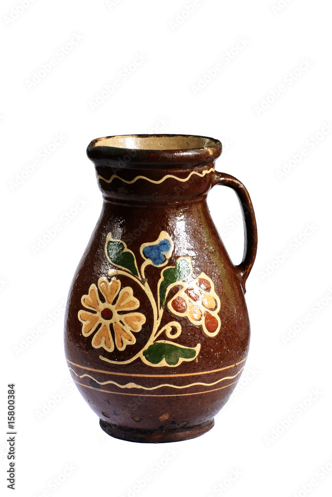 brown pitcher