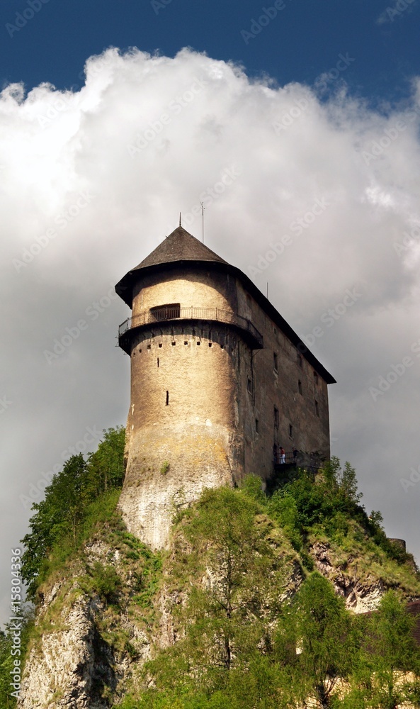 Fortification on the high rock - Orava Castle