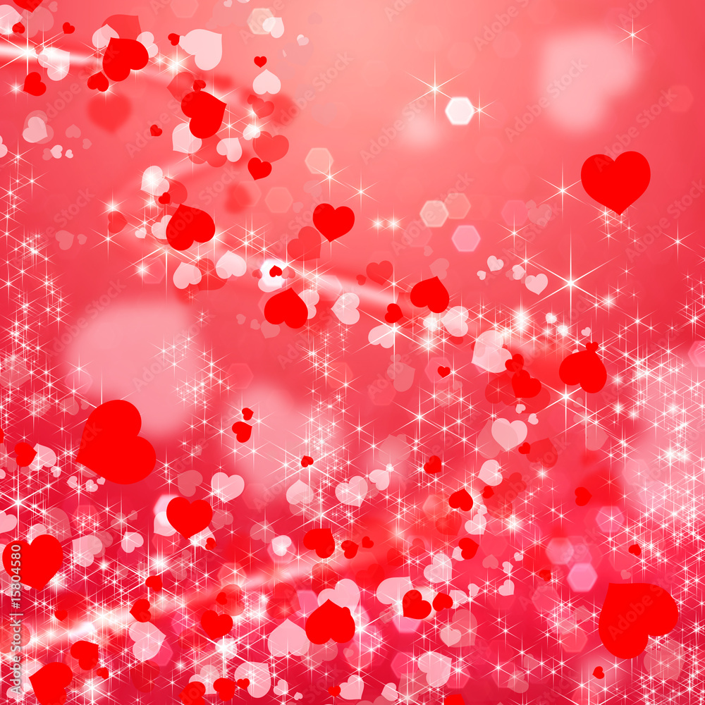 Obraz premium Heart shape background