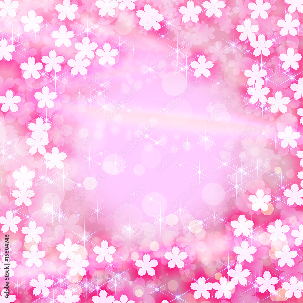 cherry blossoms　background