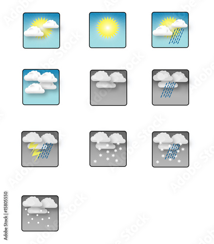 Weather icons