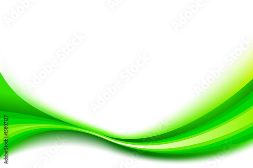 green glowing ribbon