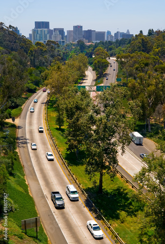 Highway going to San Diego photo