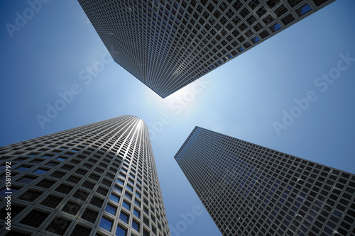 Azrieli Center from the middle point, Tel Aviv