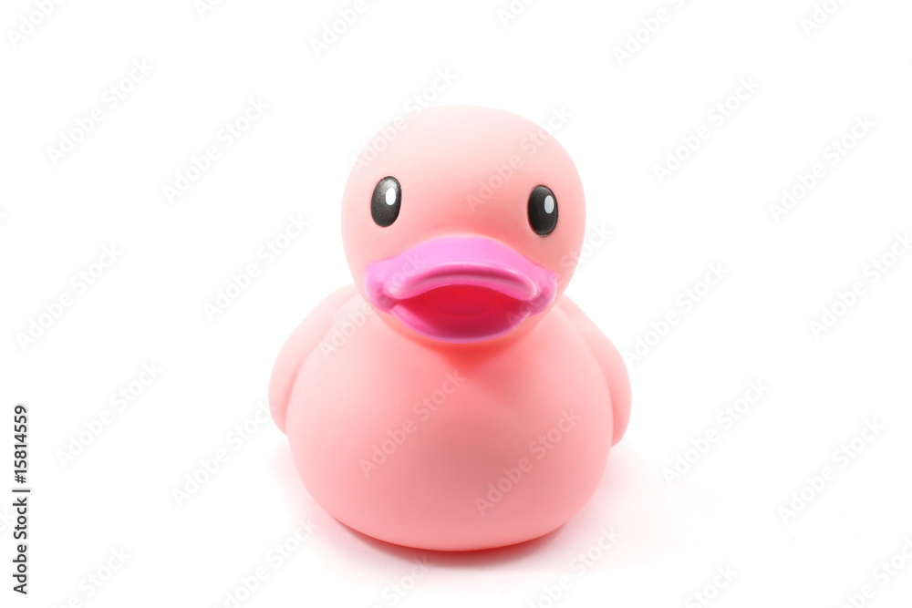 Light pink bath duck looking at you Light pink bath duck looking at you