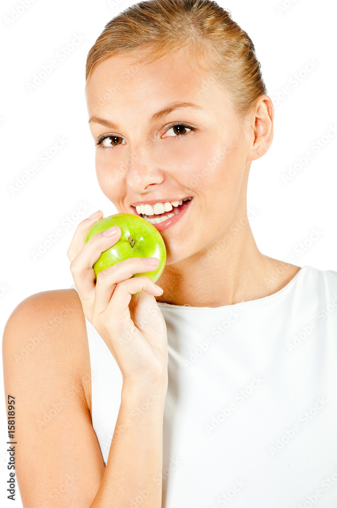 Woman With Green Apple Woman With Green Apple