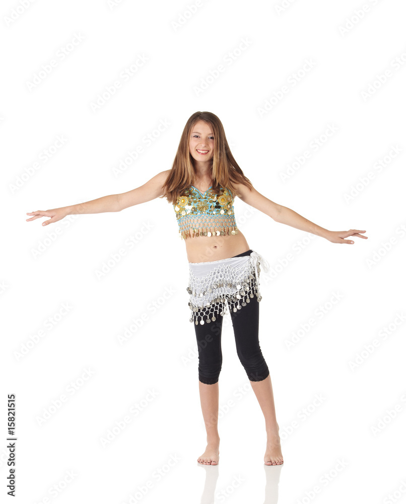 Young belly dancing girl Young belly dancing girl