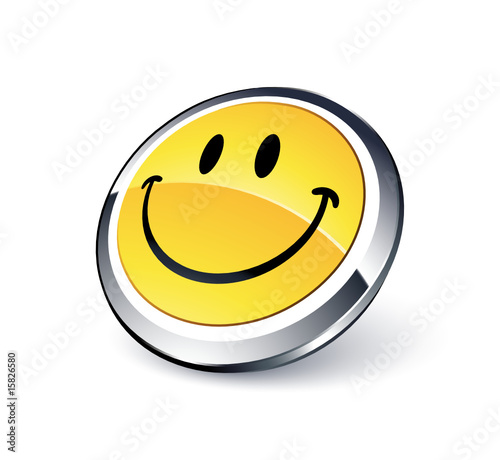 Obraz na płótnie icône smiley w salonie