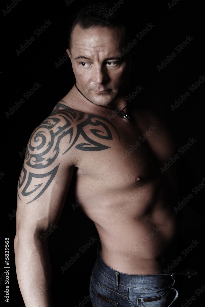 Fototapeta premium Junger Mann