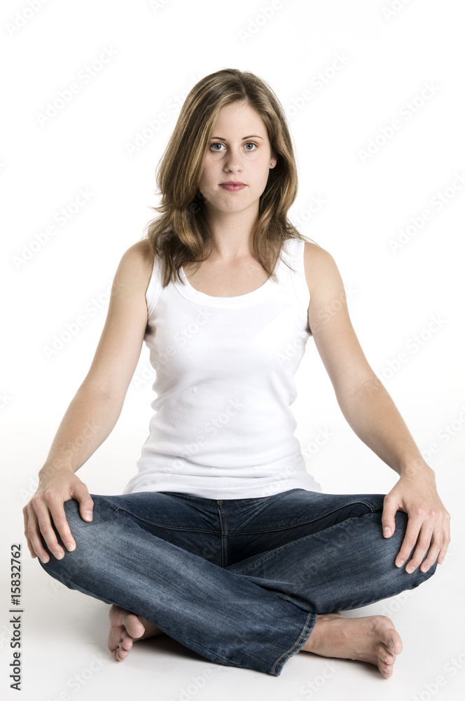 sitting girl sitting girl