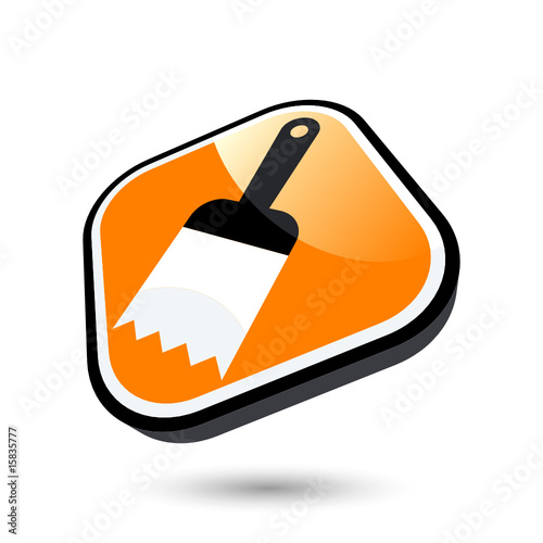 pinsel malen streichen logo