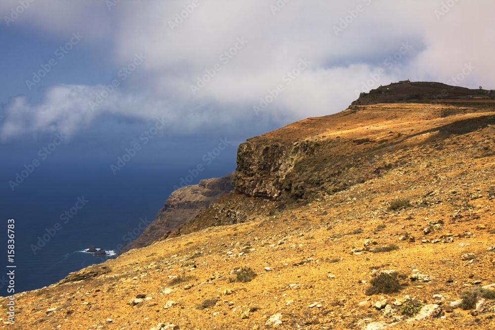 Fototapeta premium View from the Mirador del Rio, Lanzarote, Canary Islands