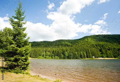 Saint Ana volcanic lake in Romania