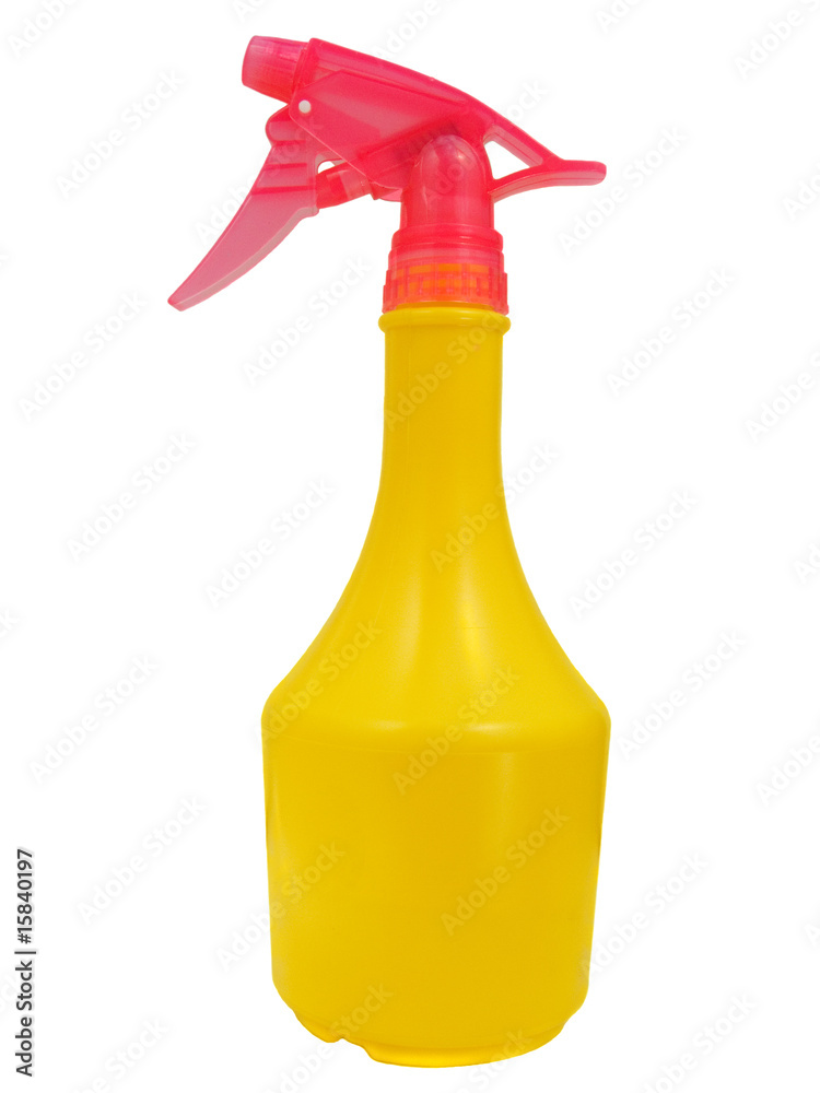 Yellow plastic bottle Yellow plastic bottle