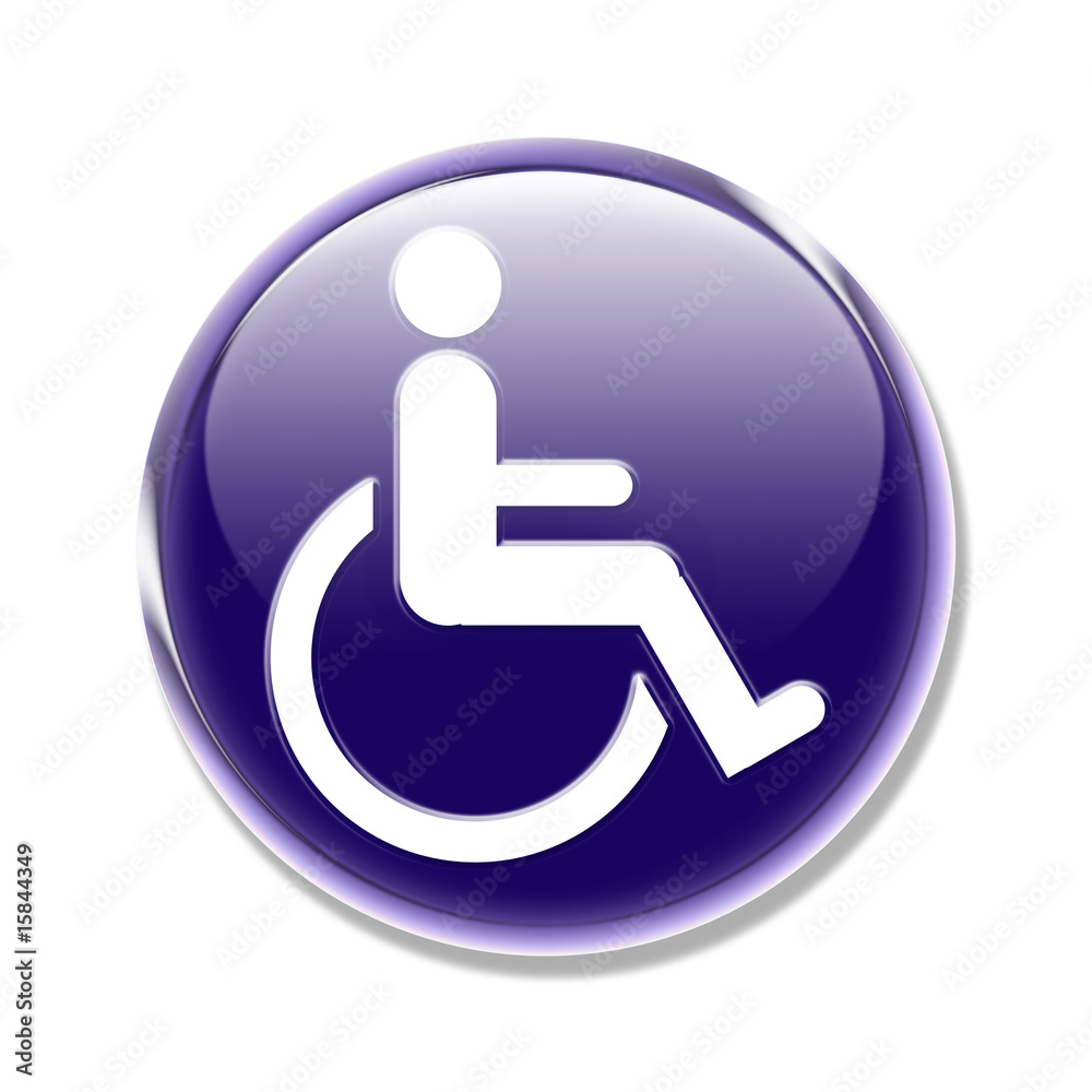 button blue rollstuhl button blue rollstuhl