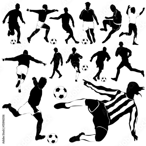 soccer player vector
