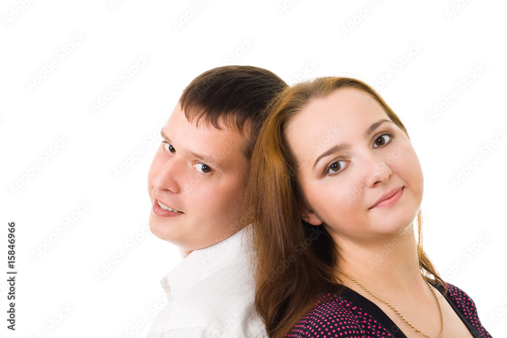 Face of wife and husband