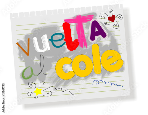 vuelta al cole photo