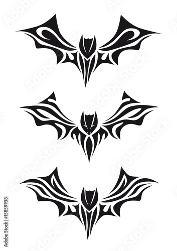 Fledermaus abstrakt, Illustration