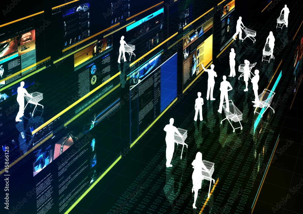 Fototapeta premium Internet Presentation